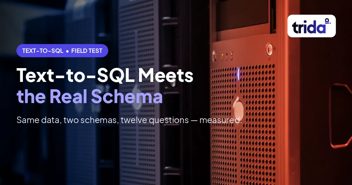 Text-to-SQL Against a Real Schema: Where the Demo Database Stops Telling the Truth
